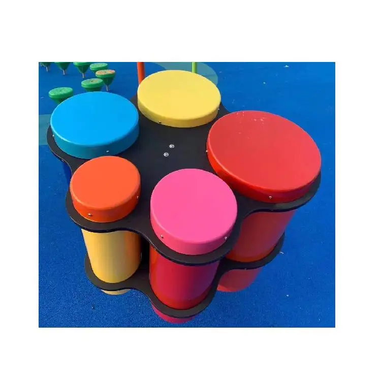 

Outdoor drum percussion Linear low density polyethylene (LLDPE), galvanized steel pipe