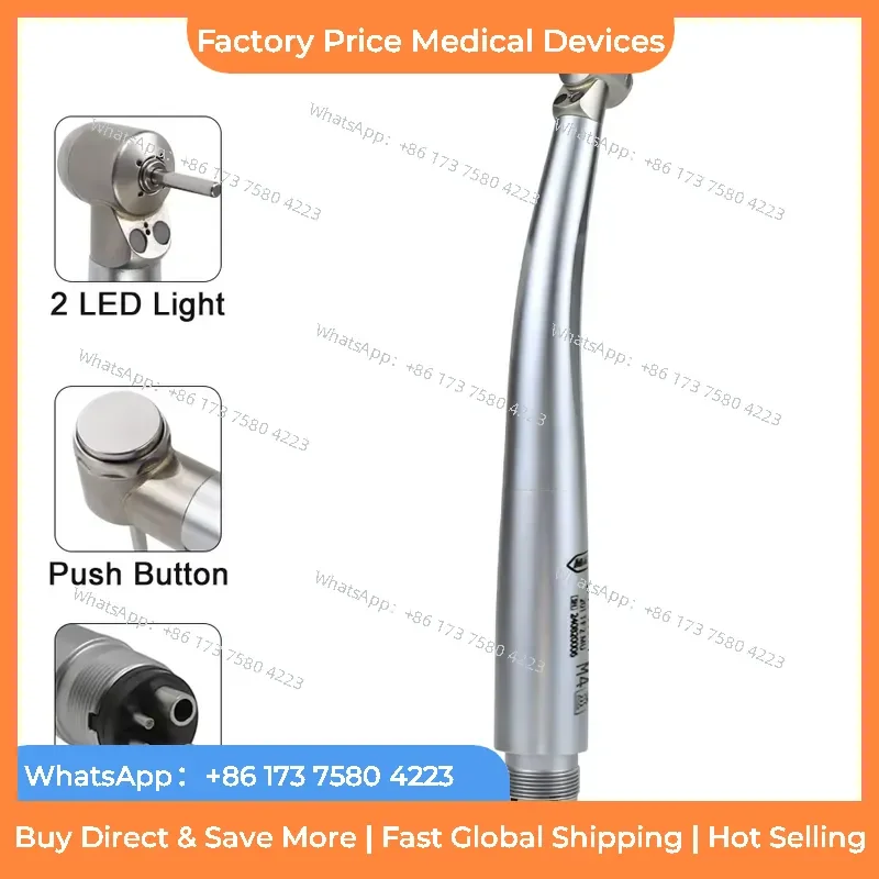 2026 M&Y High Speed Children Mini LED Push Button Handpiece 4Holes Handpiece Instrument fastshipping