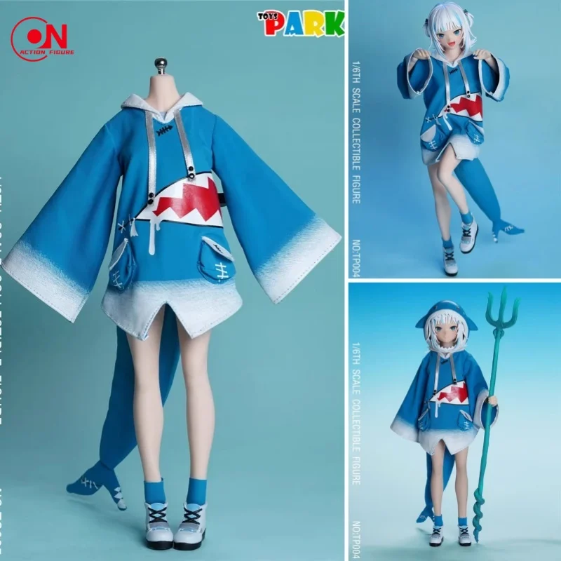 

TOYS PARK TP004 TP005 1/6 Scale Shark Girl Costume Cosplay Clothes Model Fit 12inch TBL S26A Female Soldier Action Figure Body