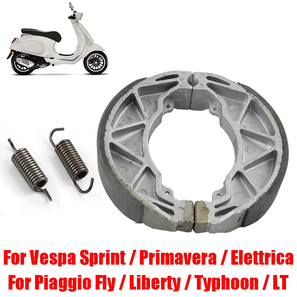 Pastillas de freno traseras para motocicleta Vespa Sprint Primavera 50 125 150 Elettrica Piaggio Fly 50 150 Liberty Typhoon LT