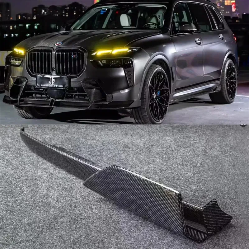 

For BMW G07 X7 2022 2023 2024 2025 ReaI Carbon Fiber Side Skirts Pane Spoiler