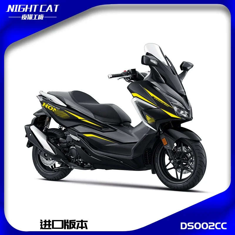 

For Fossa NSS350 monochrome sticker motorcycle modification kit body wrapping accessories