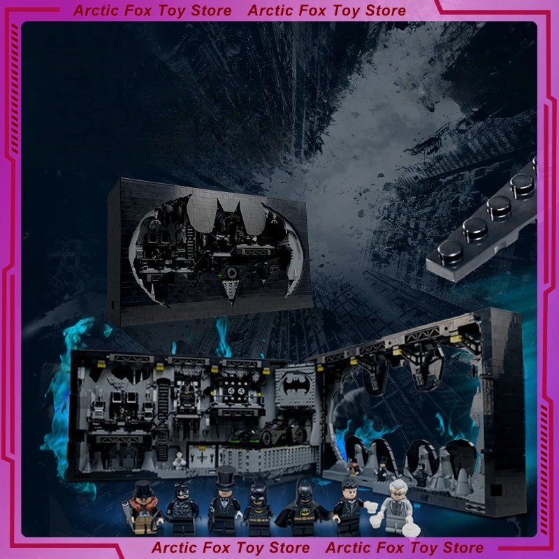 

New Justice League Movie Figure Batman Peripheral PVC Model Assembling Building Blocks Desktop Decoration Ornaments Gifts Toys