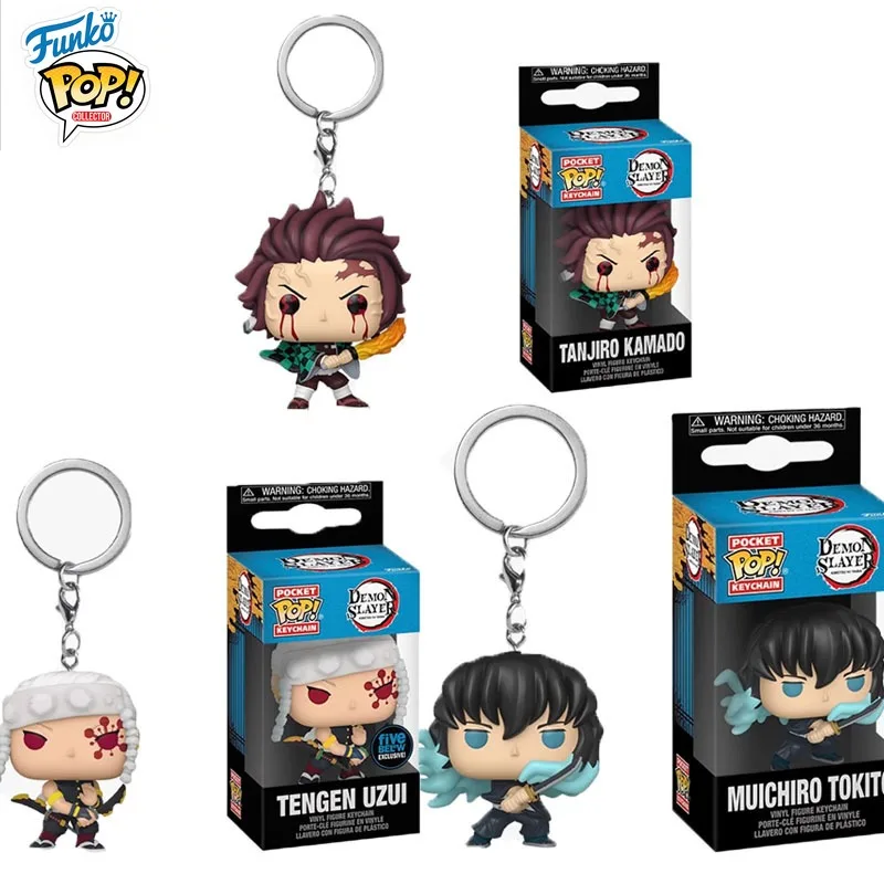 

Funko Pop Original Demon Slayer Anime Figure Tokitou Muichirou Uzui Tengen Kamado Tanjirou Toys for Boys Girls Collectible Model