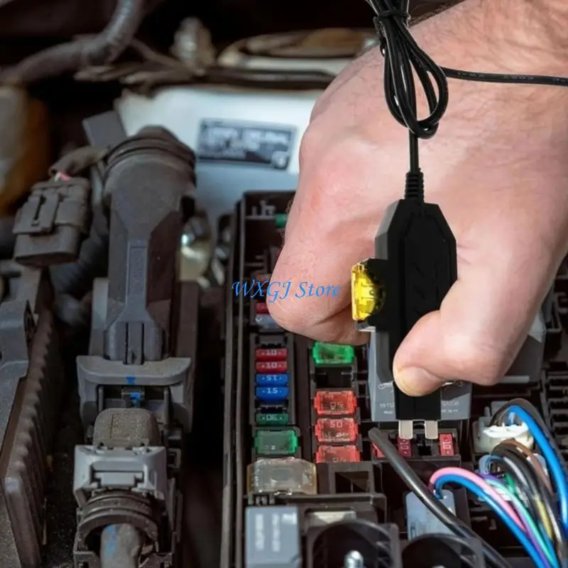 37JE Automotive Circuit Fault Probe Tester 20A 48V LCD screen Car Current Tester