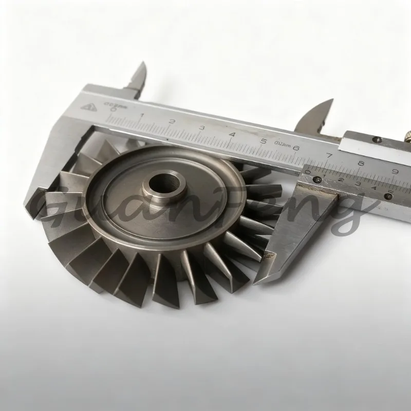 66Mm KJ66 Compressor Impeller, RC Jet Engine Backup Replacement Turbine Impeller for RC Jet Model Repair and Upgrade