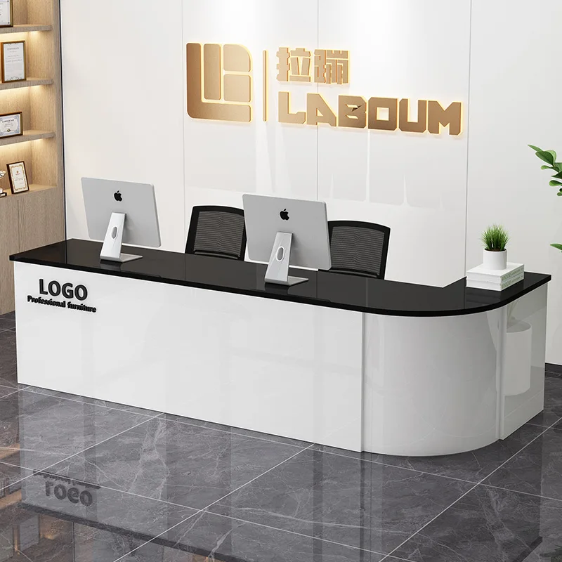 

Luxury Office Reception Desk Beauty Salon Business Simple Reception Desks Modern Round Escritorio De Recepcion Office Furniture