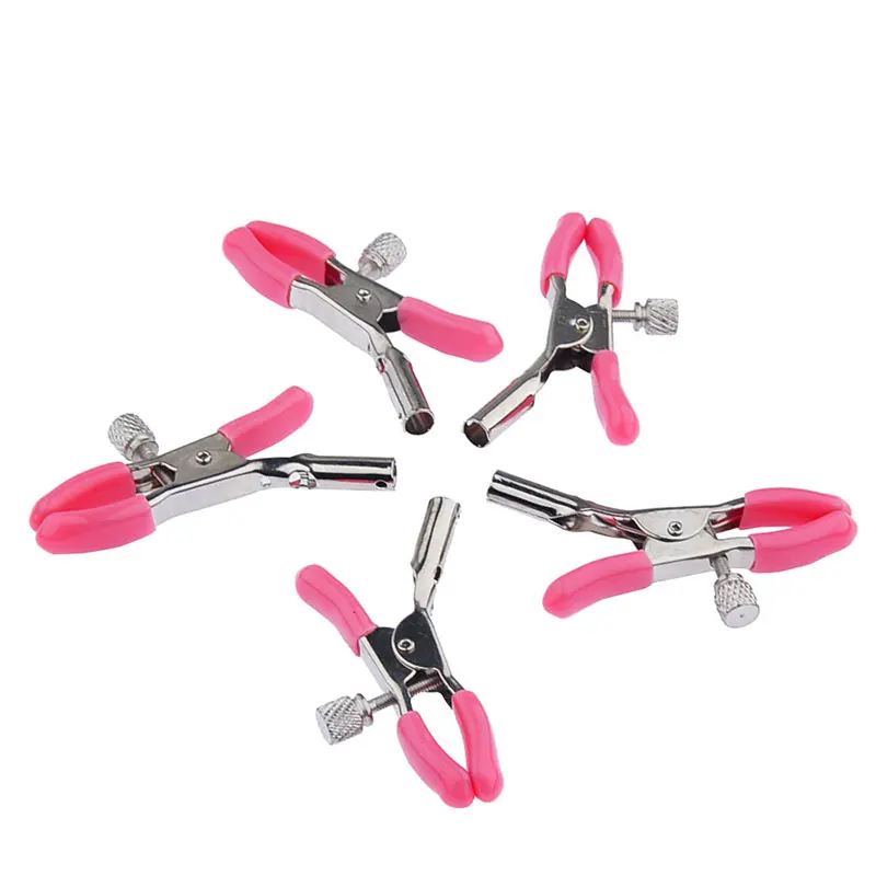 5PCS Clip erotiche per il seno stimolatore per capezzoli giochi per adulti giocattoli del sesso per coppie flirtare morsetti per capezzoli Clip in