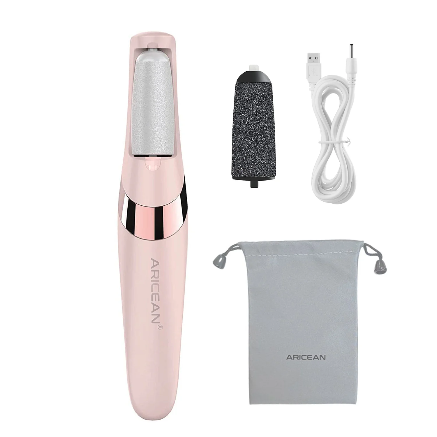 Electric Callus Remover for Feet, Rechargeable Foot File Pedicure Tool, Portable Foot Callus Remover Waterproof Profess