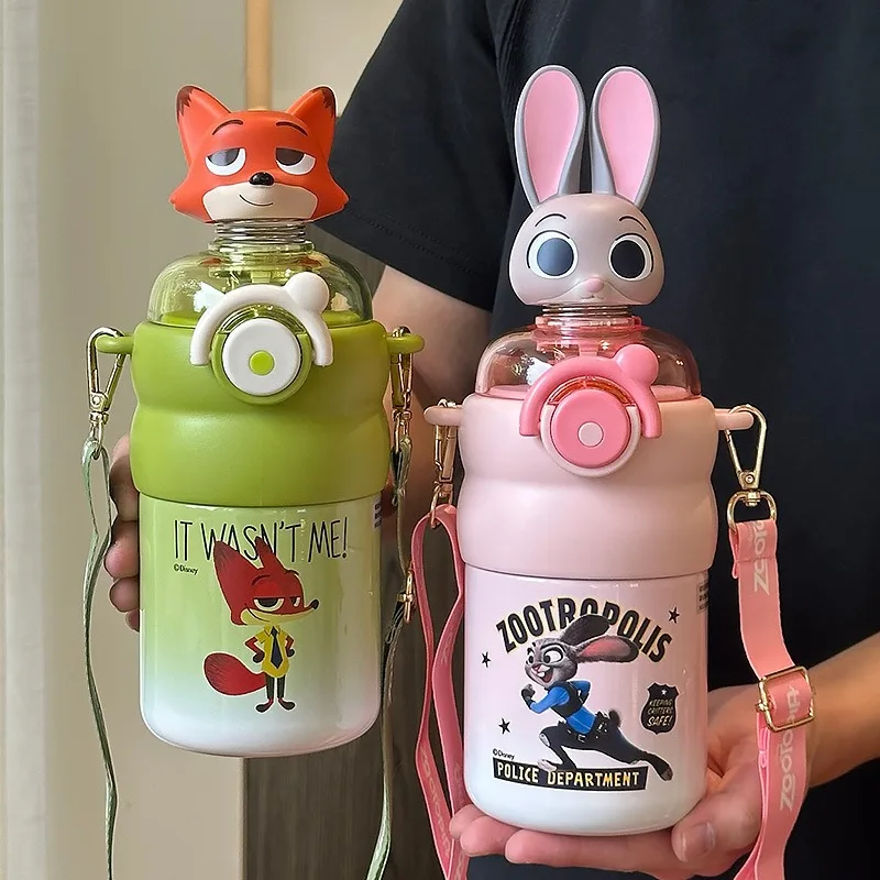 

Cartoon Judy 316 Stainless Steel Insulated Cup Kawaii Nick Large Capacity Fashionable Water Cup Children's Holiday Gift