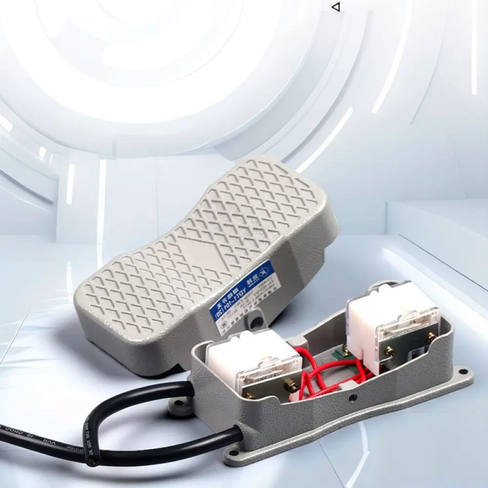Electric Foot Control Pedal For YDT1 20 101 Industrial Automation Power Switch Accessory With Simple Wiring Setup
