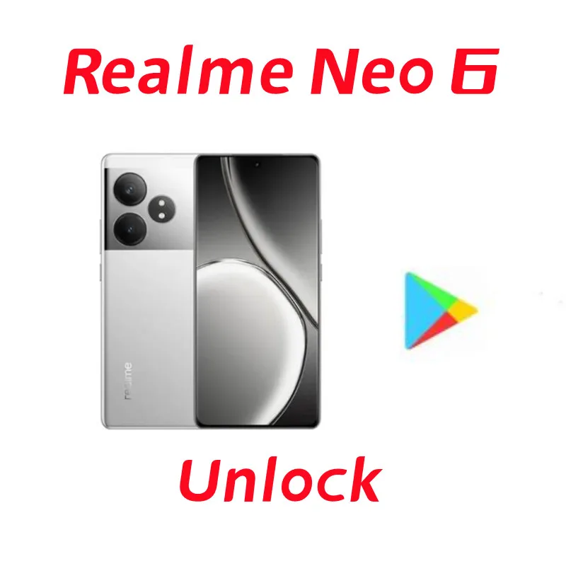 الأصلي Realme GT Neo 6 Region Snapdragon 8S Gen 3 120W Supervooc 50MP IMX882 6.78 بوصة 120 هرتز NFC OTA