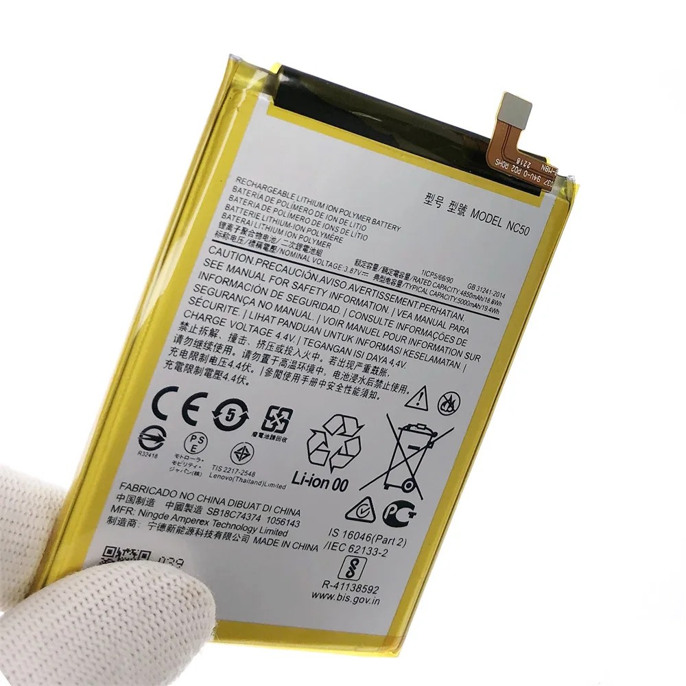 Original NC50 Replacement Battery for Motorola MOTO G41 XT2167 G32 XT2235 Cell Mobile Phone Batteria +Tools Tracking Number