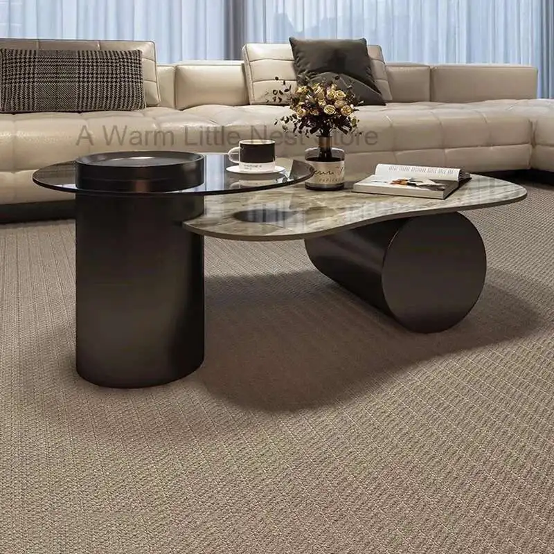 

Italian Minimalist Coffee Table Space Saving Standing Designer Modern Aesthetic Side Table Nordic Kaffee Tische Home Furniture