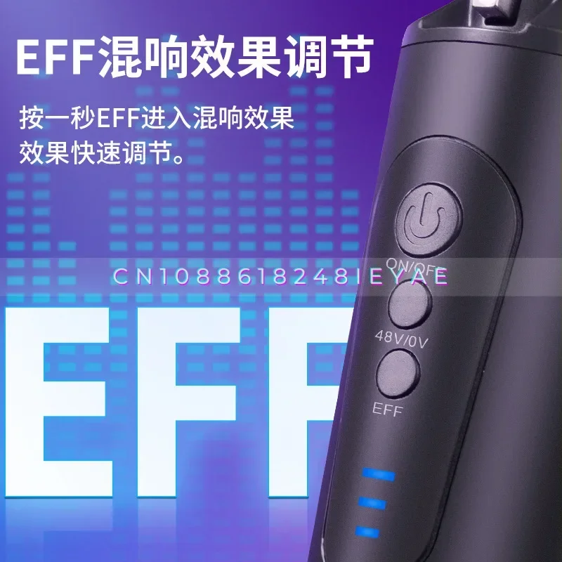 New 2.4g Grenade Microphone Wireless Transmission and Reception System Dynamic Condenser Microphone Wireless Adjustment