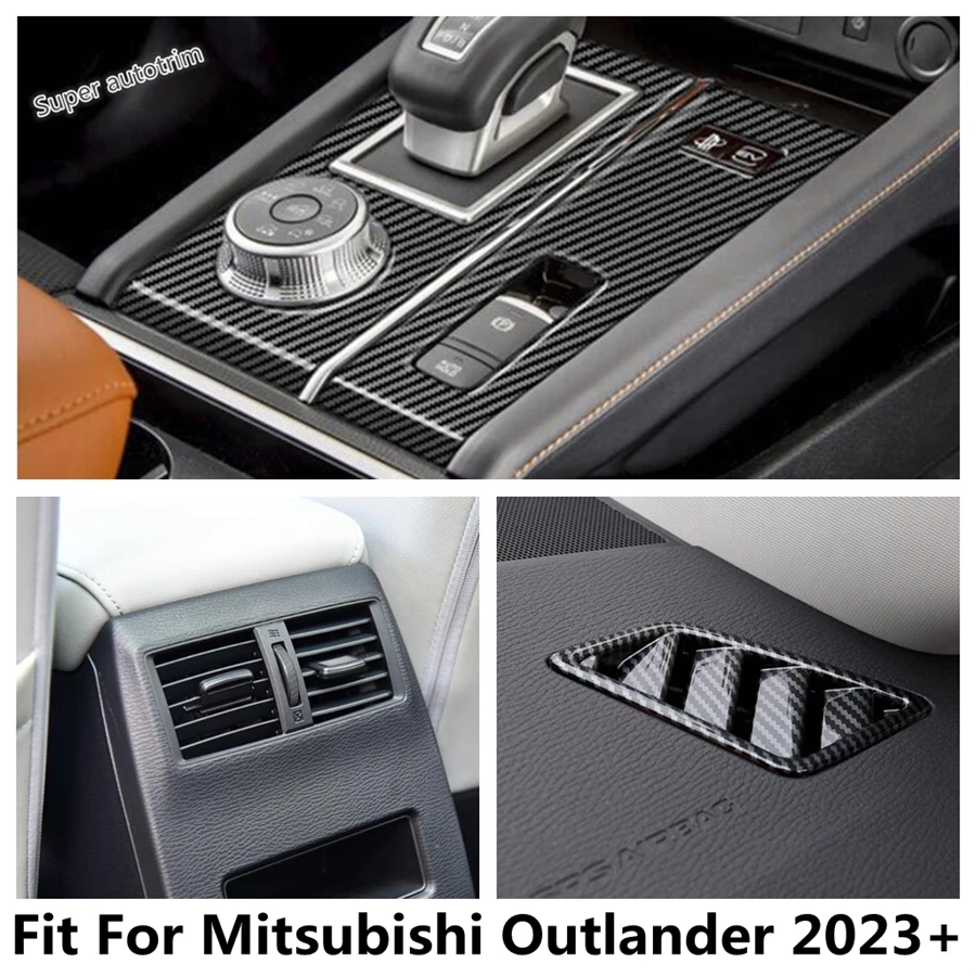 

Gear Shift Panel / Dashboard AC Conditioning Vent / Rear Armrest Box Air Outlet Cover Trim For Mitsubishi Outlander 2023 2024