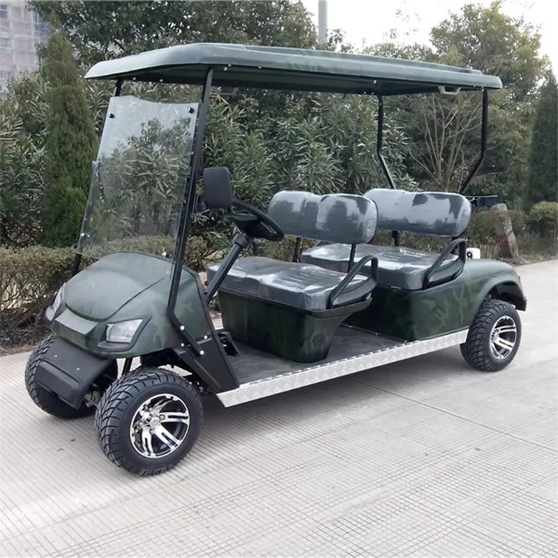4 륜 가스 전기 골프 카트, 6 인승 접이식 오프로드 골프 카트, 승객 관광차, Tuk Tuk, 미국에서 판매