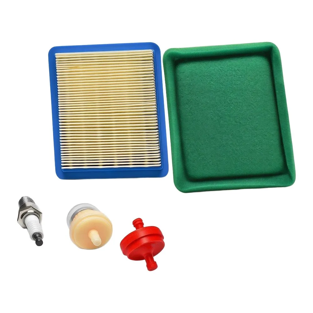 For Lawn For Mower Maintenance Kit Featuring Pleated Paper Air Filter and Reusable Green Foam Pre Cleaner for Toro For Craftsman
