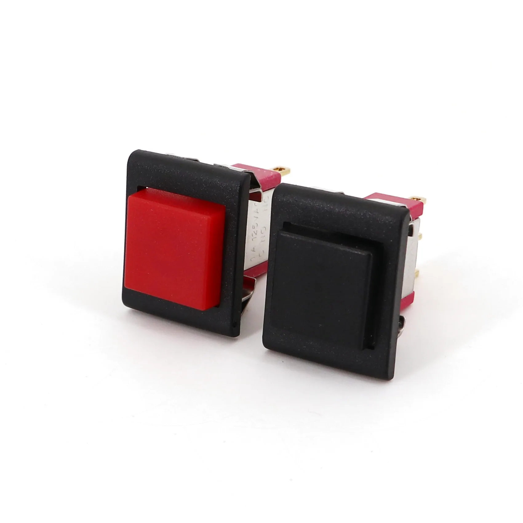 Salecom P8701-F22A Square With Frame 3-Pin Snap-Acting Momentary SPDT Push Button Switch