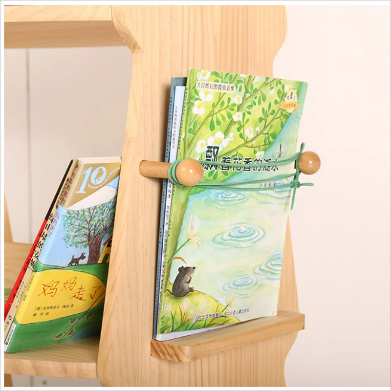 Kids'  Bookshelf Modern Cartoon Student Picture Book Storage Shelf Revolving Floor Locker