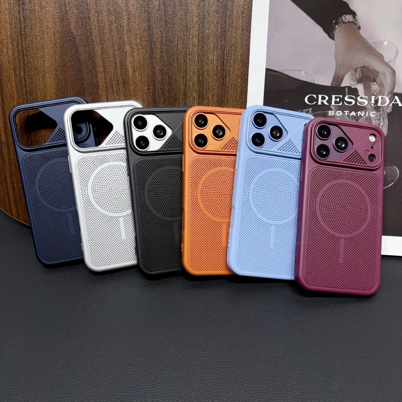 MagSafe対応 磁気ワイヤレス充電対応 ソリッドカラーマ - Heat Dissipation Case のレビューと価格