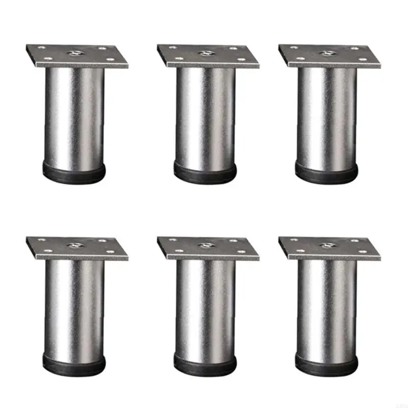  6pcs Adjustable Bed Risers With Antislip Base Load-Bearing Replacement Leg Furniture Leg Extenders for Beds And Tables