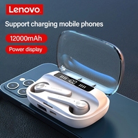Lenovo QT81 TWS Wireless Headphone Stereo Sports Waterproof Earbuds Headsets with Microphone Bluetooth Earphones HD Call 1200mAh