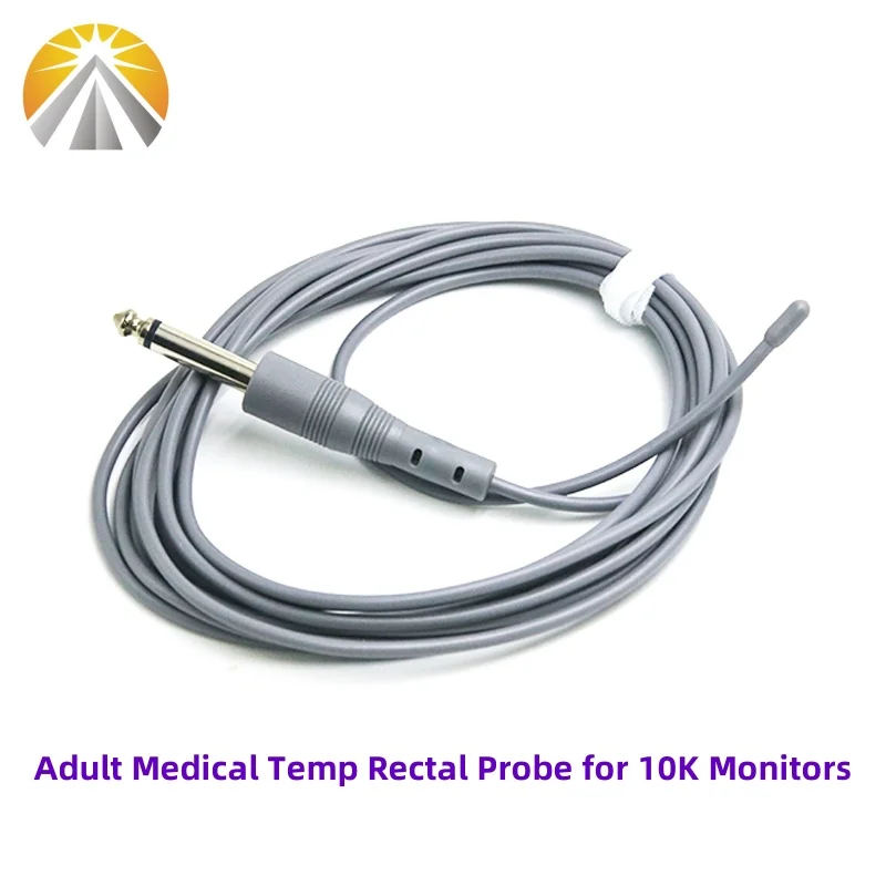 Adult Durable Rectal Esophageal Temperature Sensor 6.3 Mono for 10K YSI Series Patient Monitor with Reusable Medical Temp Probe