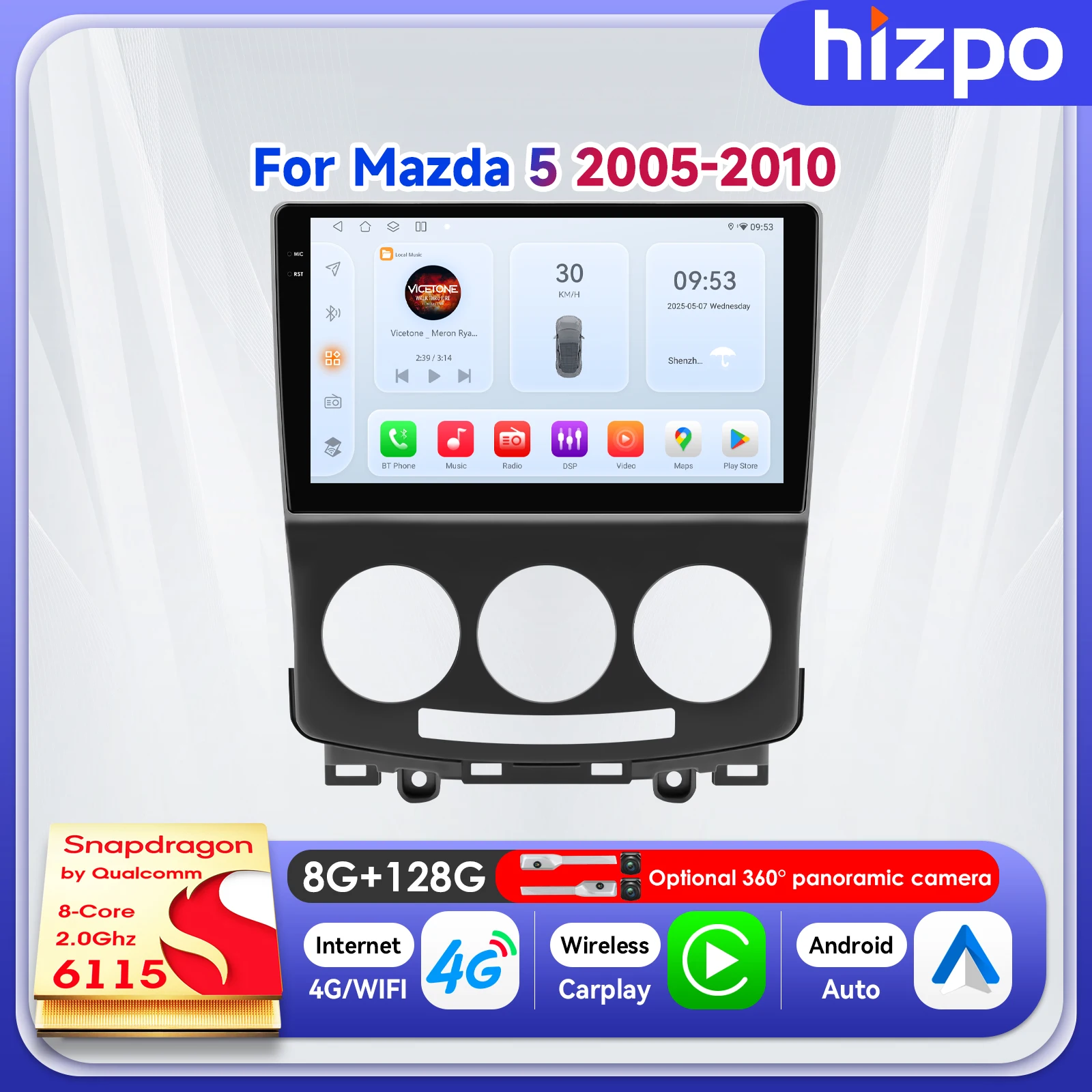 Hizpo 9" Head Unit …