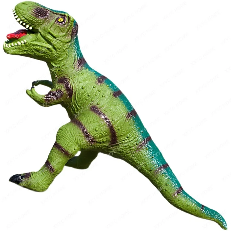 

1 M Giant Tyrannosaurus Rex with Cry Simulation Animal Model Soft Rubber Dinosaur Toy Boy 3-6 Years Old Children Gift