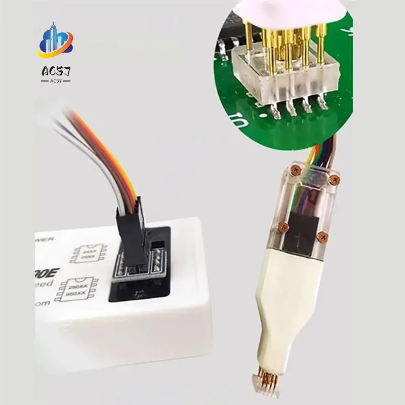

AC57-1Pcs Wson Chip Download Burn Write Probe Пружинная игла Flash Eeprom Chip Burner Cable
