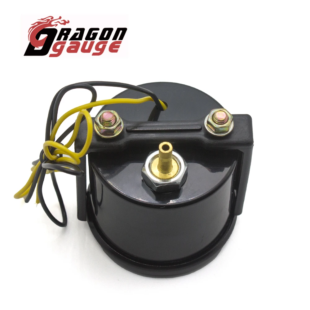 「DRAGON」2" 52mm Water Temp Oil Temp Oil Pressure Tachometer RPM  Voltmeter Vacuum Boost PSI/Bar Smoke Lens Car Gauges - view 6