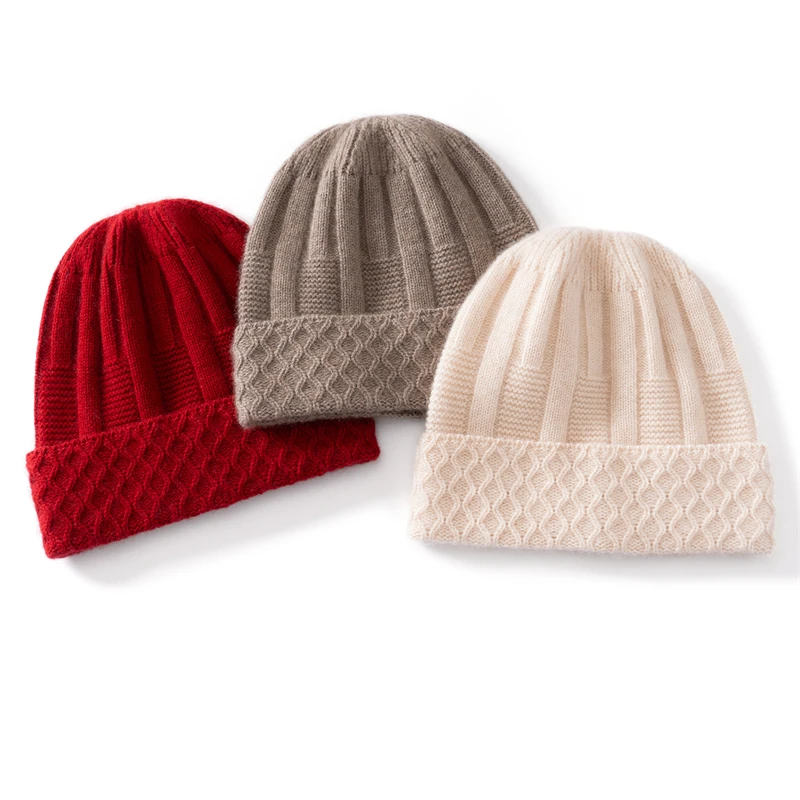 

KOIJINSKY Women's Autumn/Winter 35% Cashmere Knitted Hat