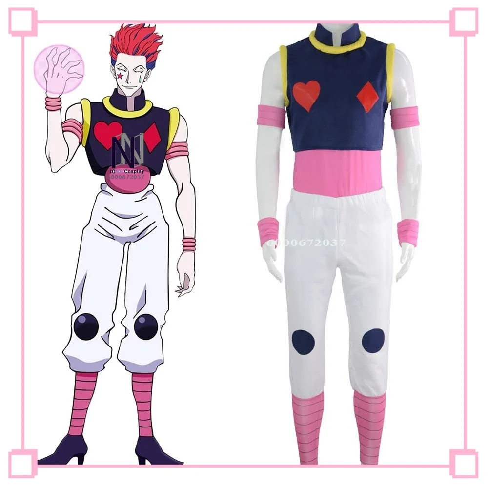 

Костюм для косплея Hisoka в стиле аниме, ролевые игры в виде персонажей аниме с идентификационными нарядами, двумерный комикс, готовый к отправке