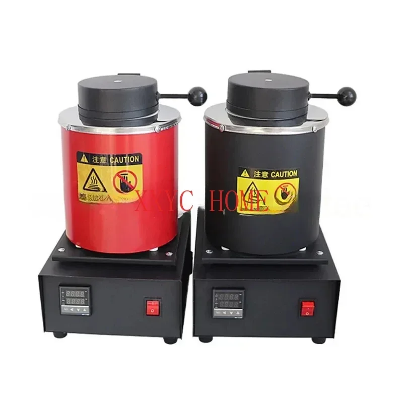 Furnace Machine 1600W 3KG Graphite Crucible for Gold Silver Copper Aluminum Melting Jewelry Smelting Tool