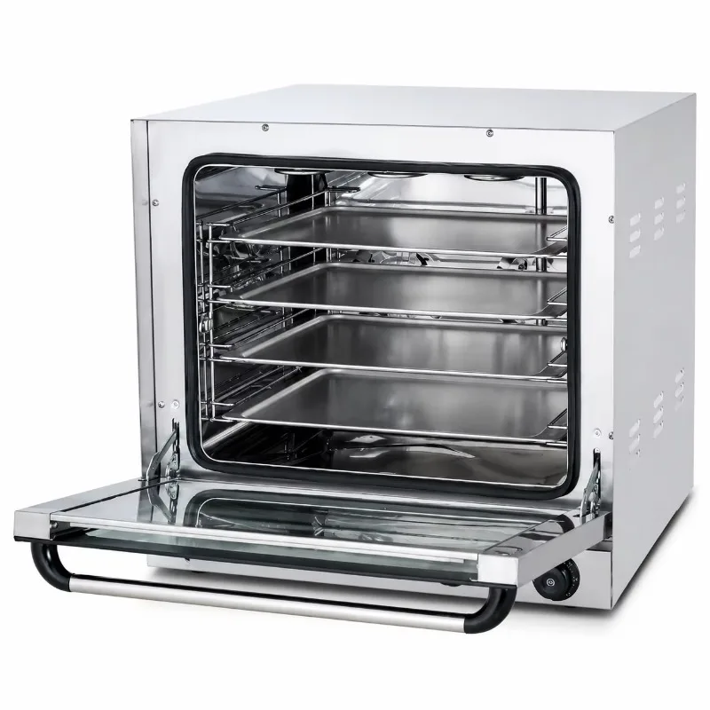 Large-capacity glass door bread convection oven, suitable for bread, cake, pastry baking production business