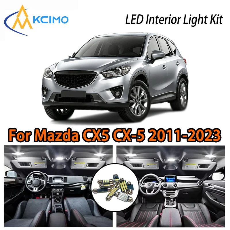 

LED Kit For Mazda CX5 CX-5 2011-2023, Two Colors Super Bright Easy Install Atmosphere Interior Lights