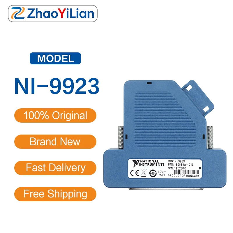 National Instruments NI-9923 C Series 37 Pin DB37 D-SUB To Screw Terminal Breakout Block cDAQ cRIO Accessory