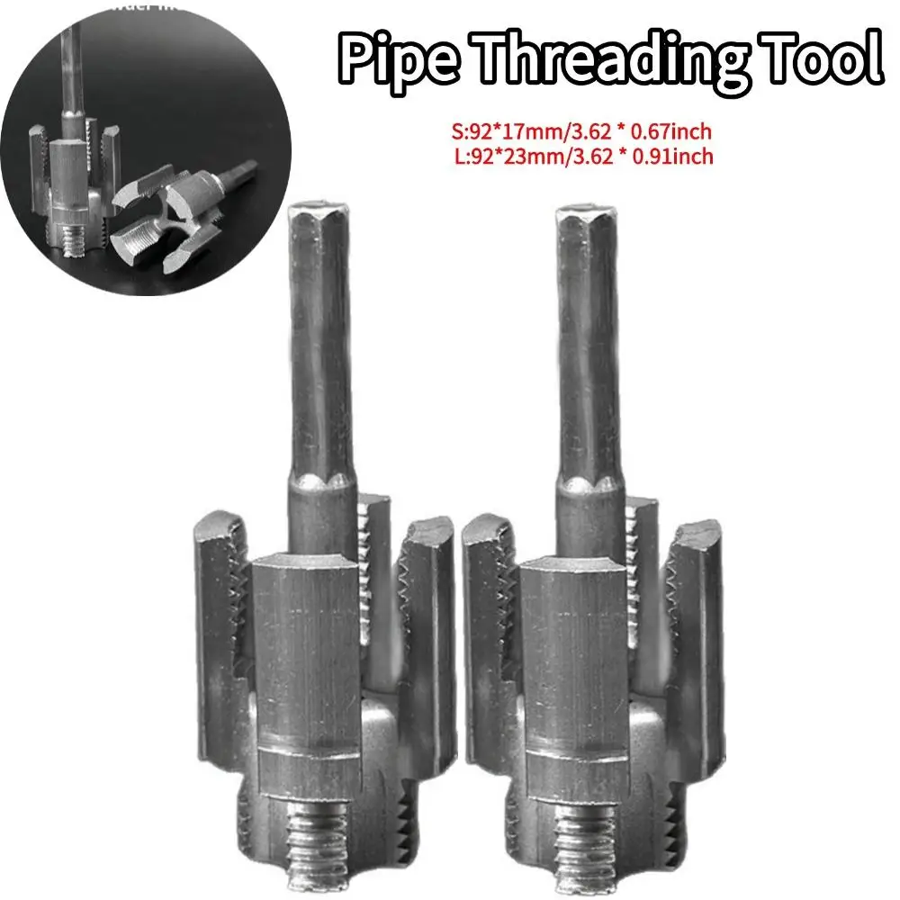 

DN15 DN20 Pipe Threading Tool Hex Shank Die Internal External Threads 1/2&3/4 Water Pipes Four-to-six-point Water Pipes