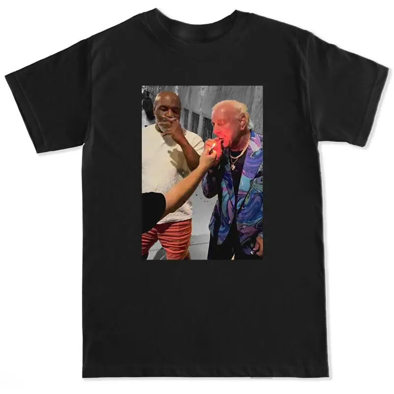 TYSON FLAIR MIKE CHAMP RIC SMOKE JOINT FUNNY CLASSIC MENS  T shirt