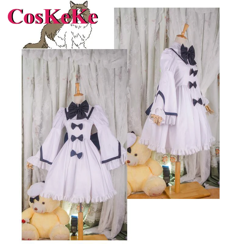 CosKeKe [Customized] Luna Child Cosplay Anime Game Touhou Project Costume Sweet Lovely Uniform Dress Party Role Play Clothing