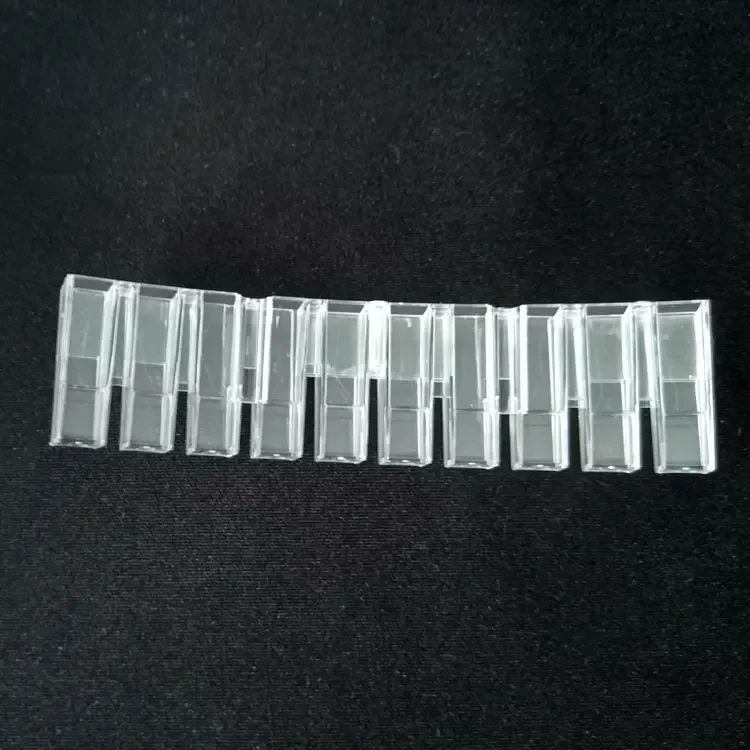 ISO9001 Certificate ps plastic material 10 holes test cup cuvette Mindary Analyzer BS 200 plastic  Disposable cuvette