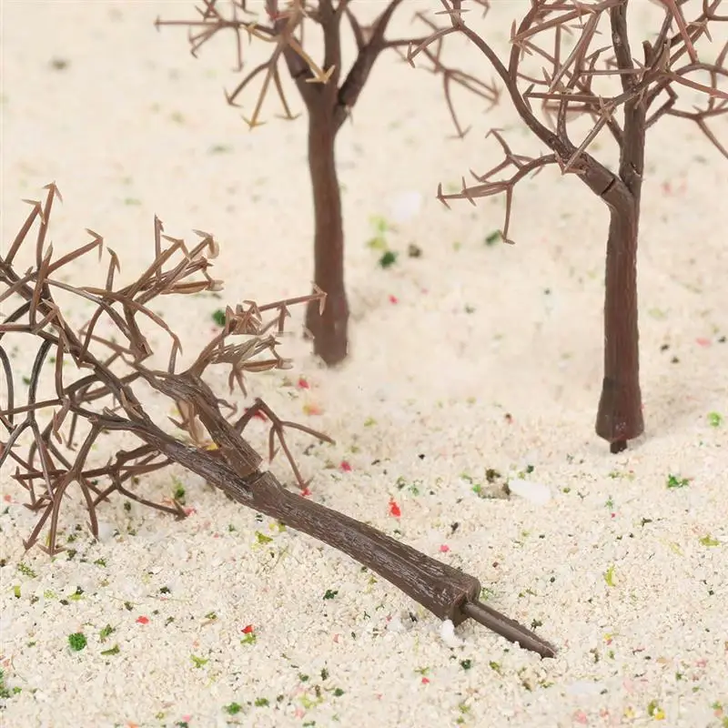 

20pcs Model Trunk Trees Ornaments Decoration Train Railway Scenery Trees Railway Layout Diorama Building Garden Park Winter