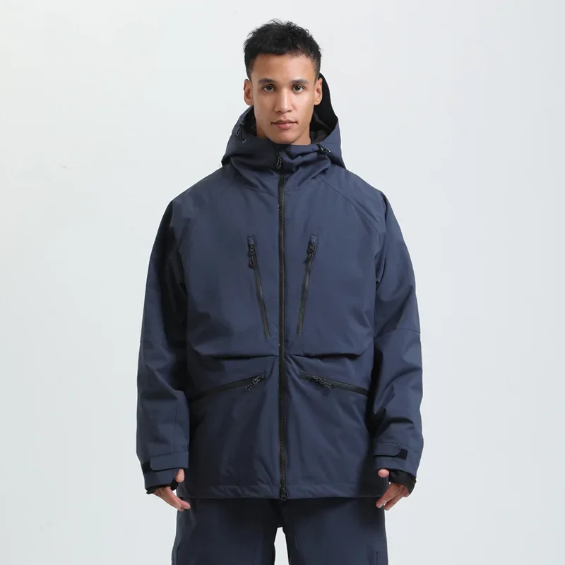 

Ski Hoodie Coats New Windproof Skiing Jacket Couple Outdoor Snowboard Wear Adult Winter Snow Clothes Sport Waterproof Ski Jacket