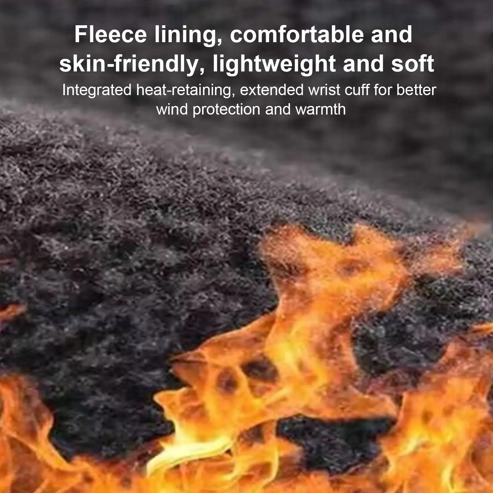قفازات للطقس البارد مقاومة للرياح قفازات حرارية مقاومة للماء قفازات حرارية لتشغيل الكلاب والمشي لمسافات طويلة وتسلق الجبال