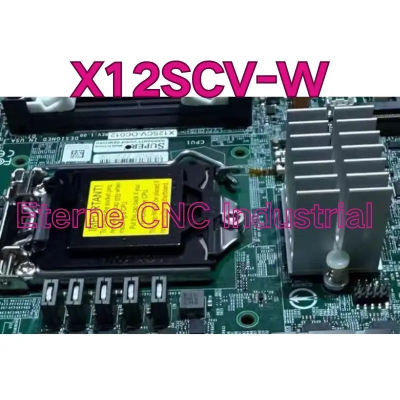 

X12SCV-W W-1200 серия процессоров, мини-ITX, компактный дизайн платы, два слота DDR4, протестировано, б/у, быстрая доставка