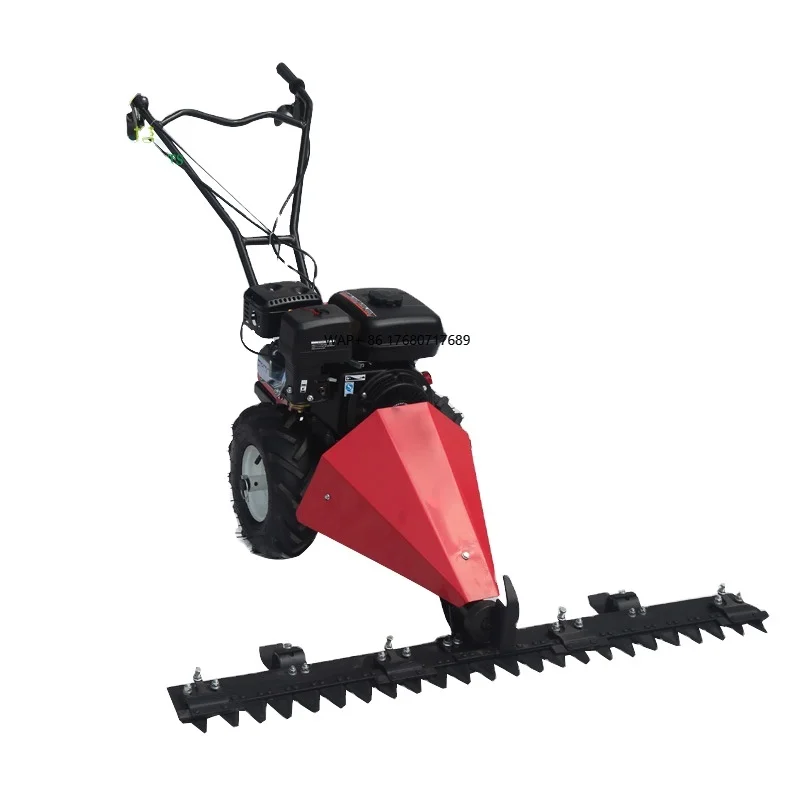 Green Tower 1200 Mm Hand Push Scythe Mower for Garden Grass Mowing Walk Behind Sickle Bar Mower