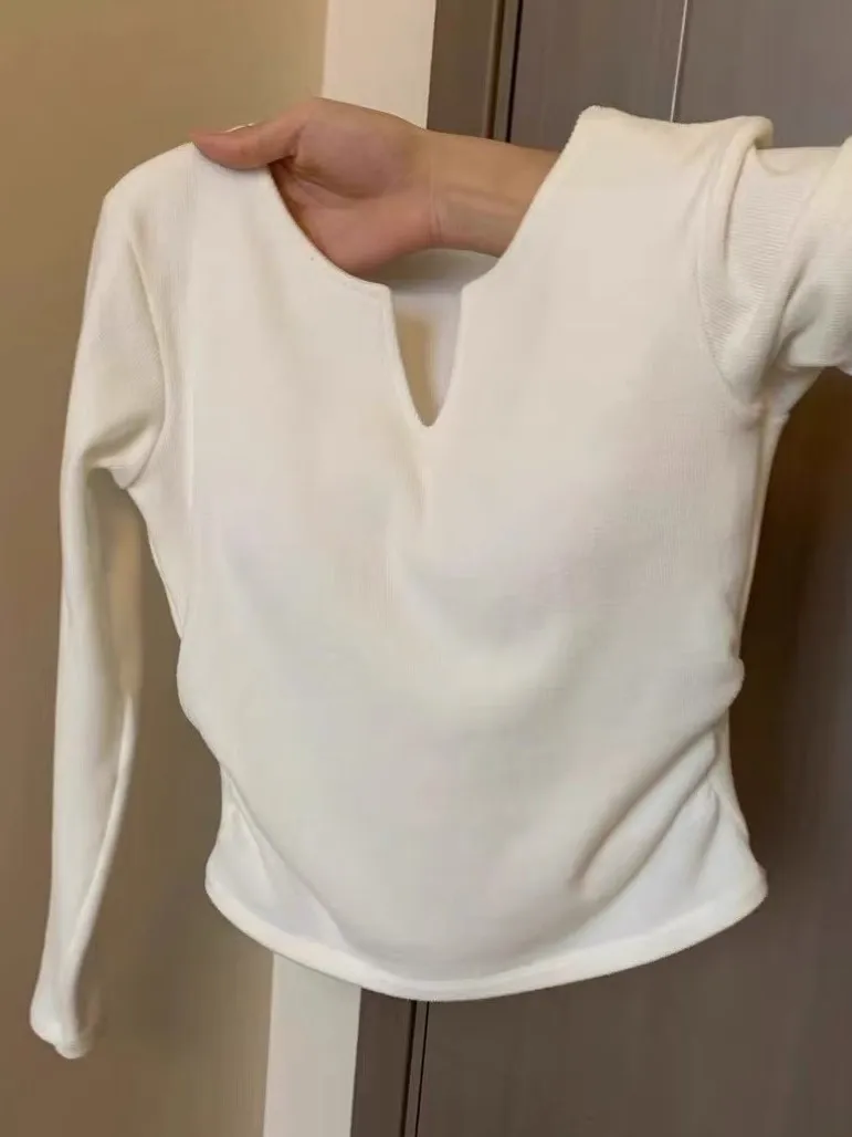 

Футболки с длинным рукавом для женщин, персонализированные, в уличном стиле, с принтом Mental Sign Fresh Crayon Character, с заклепками, оверсайз, Sisters OL