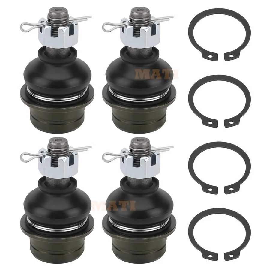 4Pcs Front Upper + Lower A-Arm Ball Joint for Suzuki KingQuad 450/500/700/750 AXi LT-A450X/A500/A700X/A750X 2005-23 51210-31G10
