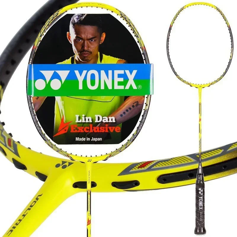 YONEX Badmintonschläger VTZF2LD VT Schwarz Weiß Rosa Gelb Schlägergurtlinie ist für das Spieltraining geeignet. Superleichtbeständig